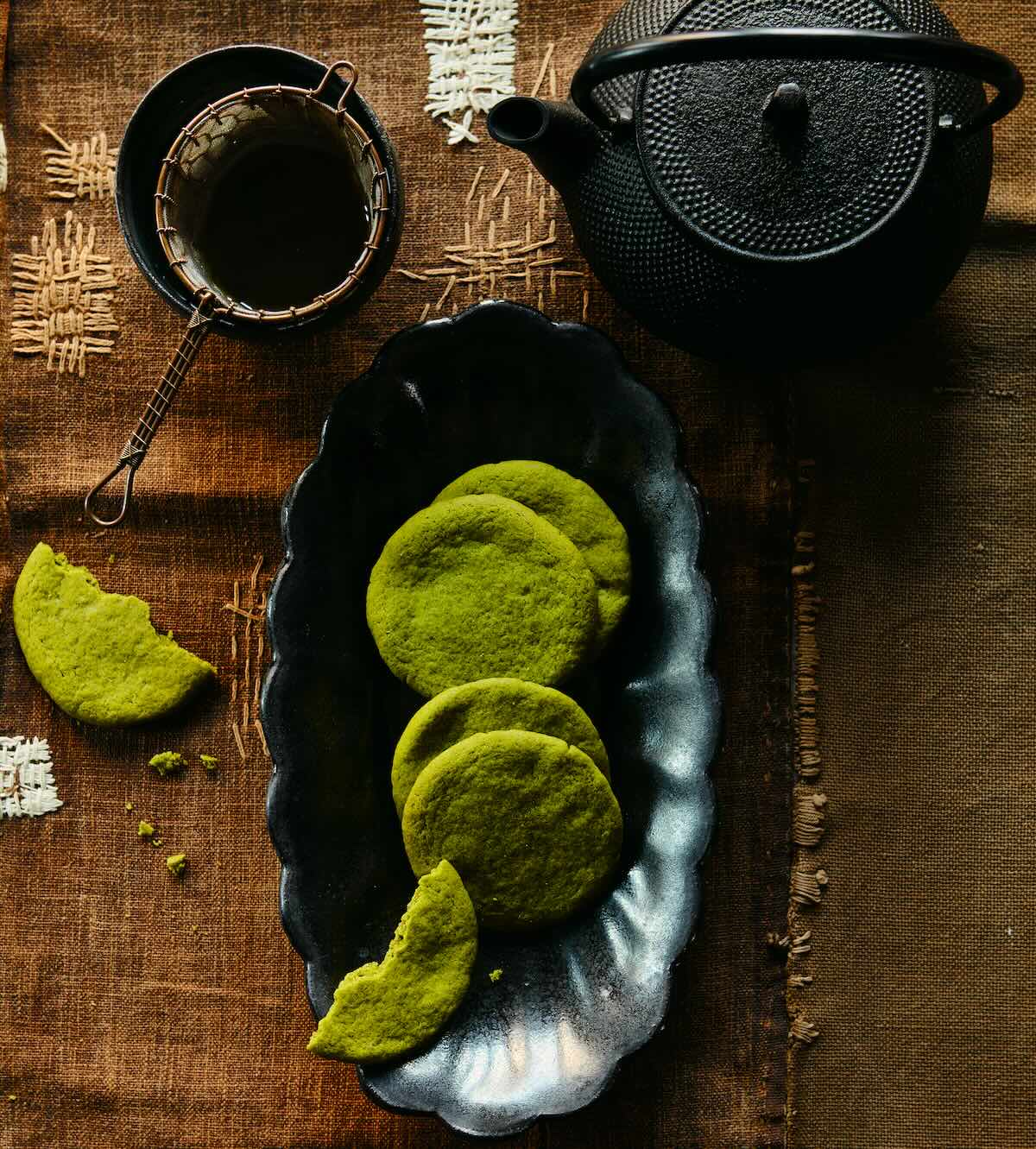 Easy Slice-and-Bake Matcha Cookies